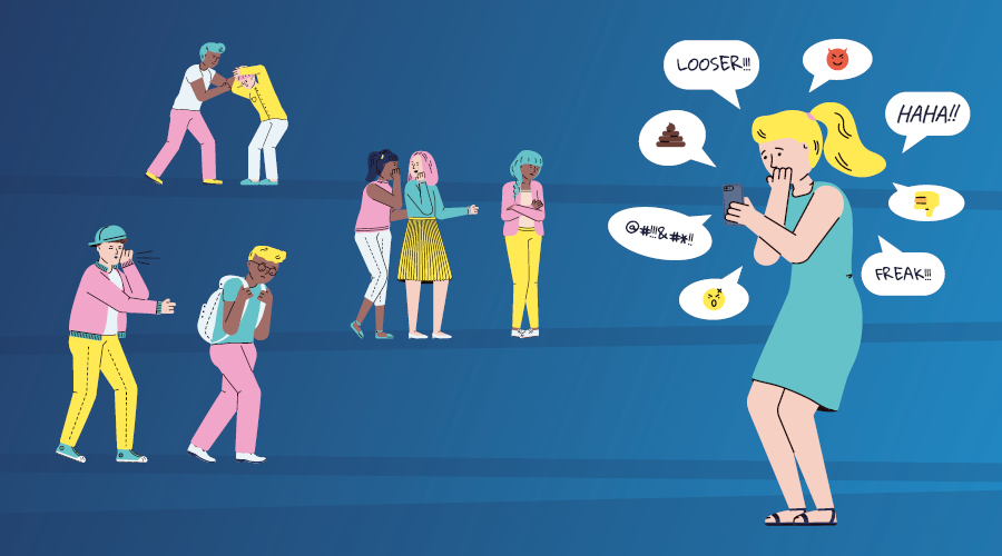 Cybermobbing Banner